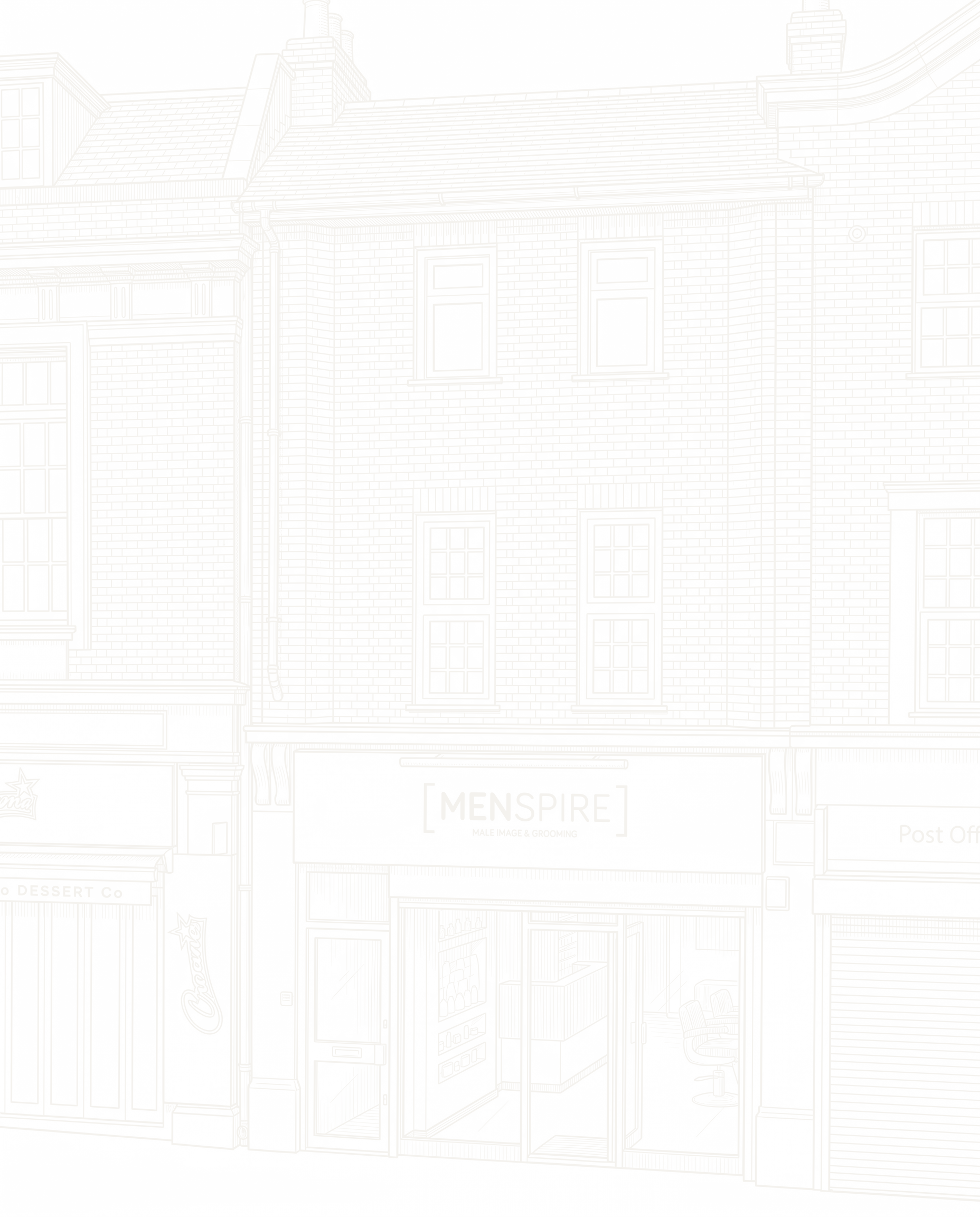 Line drawing of a Watford street